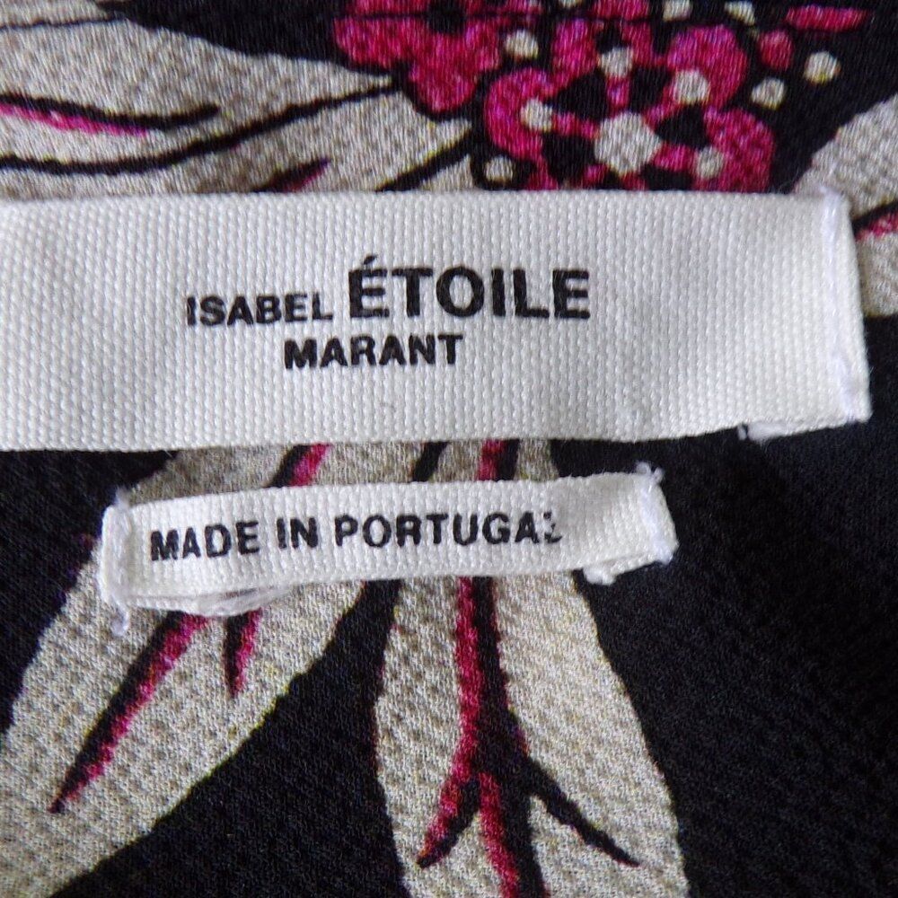 NwT Isabel Marant floral long Sleeve  top L - Picture 5 of 8